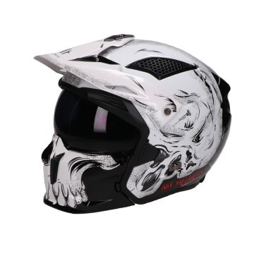 MT Streetfighter SV Darkness helmet black/white