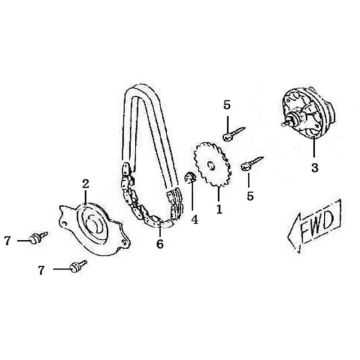 Oliepomp Fosti Retro 125