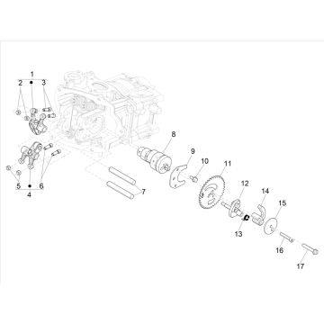 Camshaft Vespa GTS 300 HPE 4T 4V IE ABS E4 2019 (EMEA)
