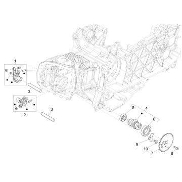 Camshaft Vespa Sprint 125 4T 3V IE ABS E5 2021 (EMEA)