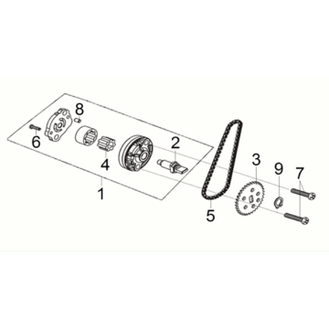 Oil pump Sym Joymax Z 125i E5 2022