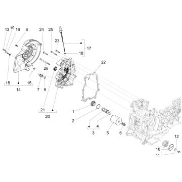 Vespa Sprint 125 4T 3V IE ABS E5 2021 (EMEA) oil filter