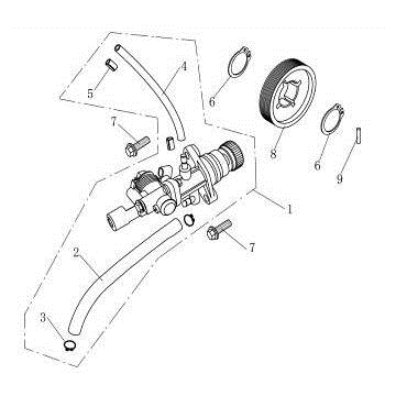Oil pump AGM Venom white