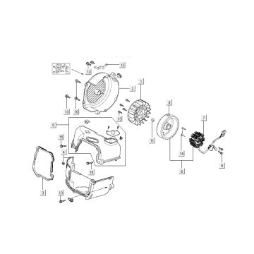 Ignition - Cooling Caps Kymco Like 4-Stroke