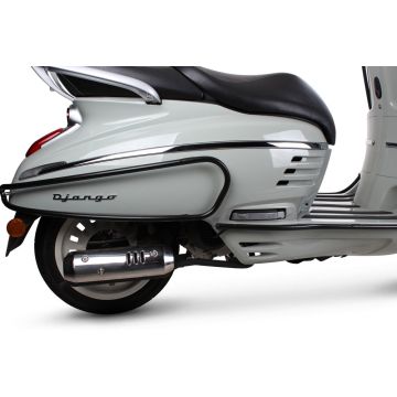 Rear crash bars Peugeot Django black original PG840-DJA-BLA