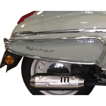 Rear crash bars Peugeot Django chrome original PG840-DJA-CRM