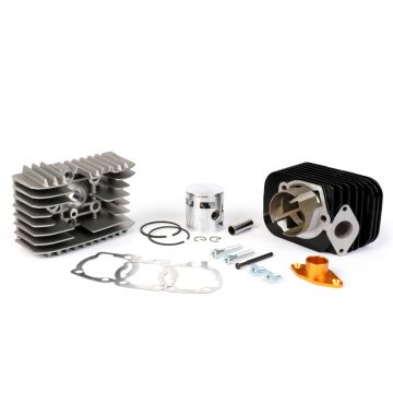Cylinder Pinasco aluminum 72 cc Evoten Big Bore diameter 46mm Piaggio Ciao (piston pin = diameter 12mm)