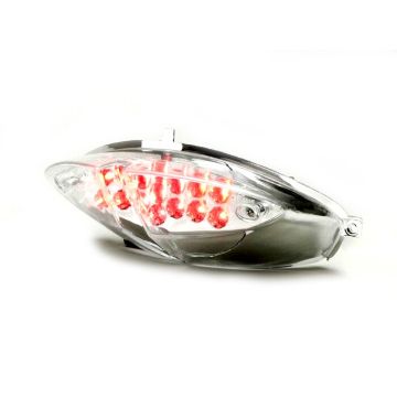 Rear light BGM original clear glass 15 LED with flashing function Peugeot Speedfight2