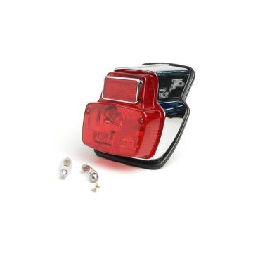 Rear light BGM original Vespa Antik metal small chrome