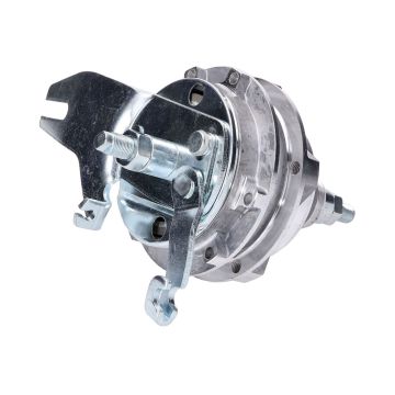 Wheel hub complete with brake backing plate and rear axle 101 OctaneE for Puch Maxi,X30 with cast wheel