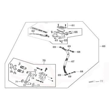 Brake right AGM Joy matt anthracite