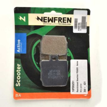 Brake pad set Newfren (yamaha rear) A-quality FD0251