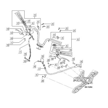 Brake parts Kymco New Dink 200i