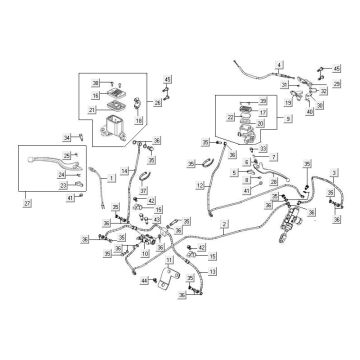 Brake system Kymco MXU 300R