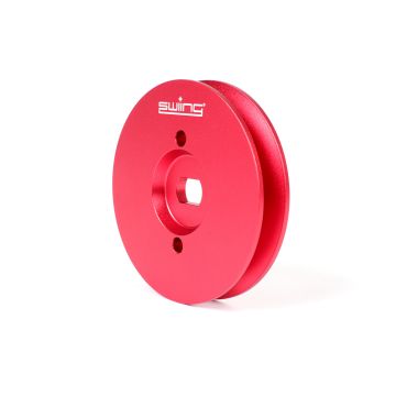 Pulley CNC 70 mm Piaggio Ciao swing, Bravo, Si red aluminum