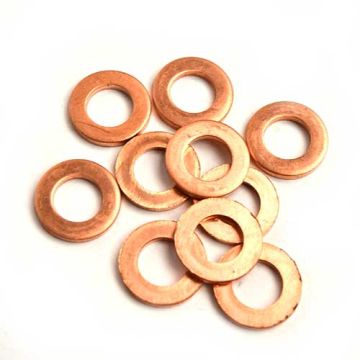 Ring red-copper 8x14mm (10 pieces)