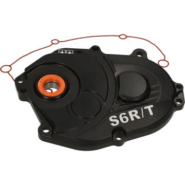 Black gear cover Stage6 R/T mounted Minarelli Horizontal