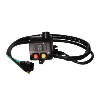 Handlebar switch left SYM Mio 1 50/100cc black original 35200-A8B-900-TW