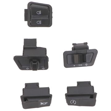 Switch set horn/turn signal/start/light 5-piece AGM VX/Riva/Napoli/Benson/Touring/Toscana/Lux/VXL/RL/Azzuro/Rimini