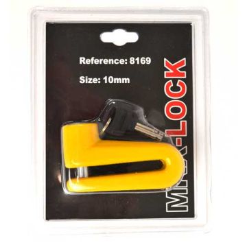 Disc brake lock MKX lock 10mm pink-thick yellow