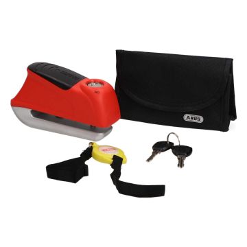 Disc brake lock with alarm Abus red 5.5mm