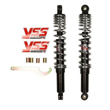 Shock absorber set Pro-X series 360mm black/chrome YSS