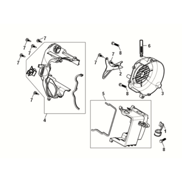 Shroud assy Sym Orbit III 50 E5