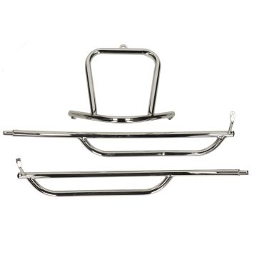 Sym Fiddle chrome DMP rear crash bars