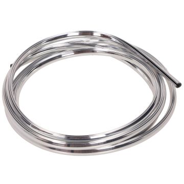 Decorative strip windshield universal chrome 2 meter