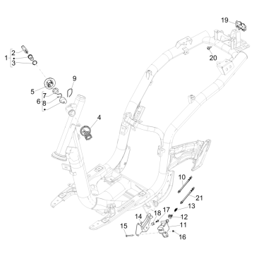 Piaggio Liberty 4-stroke locks (IGET EURO 5)