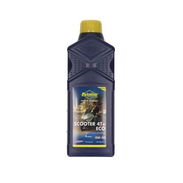 lubricant oil 0w30 full synth. 1L bottle of putoline scooter 4t+eco
