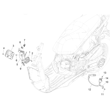 Piaggio Liberty 50 4-stroke voltage regulator (IGET euro 5)