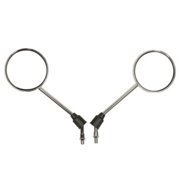 Mirror Set Agm/Retro/Torino/Benz/China 4-Stroke/Sym 4-Stroke Chrome