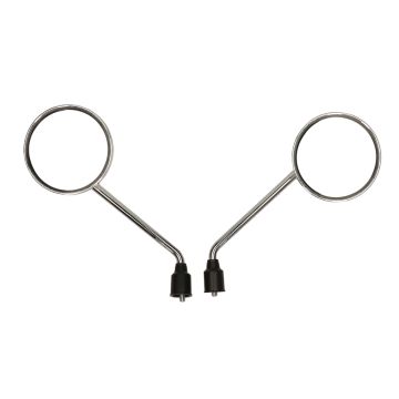Mirror set China Lx/Napoli/Fiddle/Riva/Tonik/Vespelini/VX50agm chrome