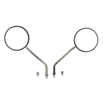 Mirror set Vespa Lx chrome DMP long model