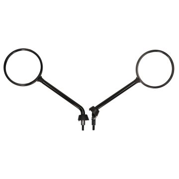 Mirror set Vespa Lx gloss black long model