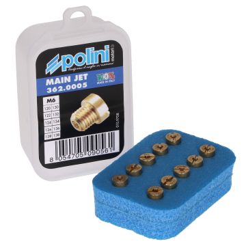 Jet set Dellorto 120/138 6mm Polini 362,0005 10-piece