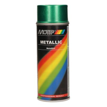 Metallic green spray 400ml Motip