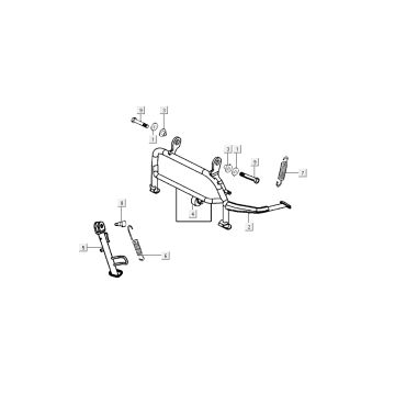 Standard Kymco New Sento 4-stroke 50i red