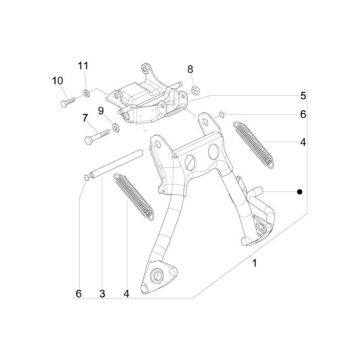 Center Stand Vespa Sprint 2-Stroke