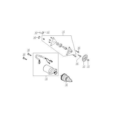 Starter parts -Bendix Kymco Like 4-stroke