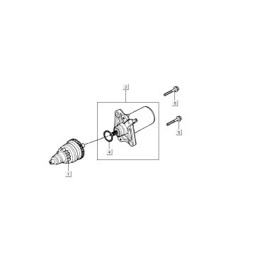 Starter - Bendix Kymco DJ 2-stroke Black