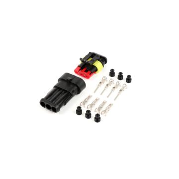 Connector set for wiring harness BGM PRO type series 060 AM SpecialSeal, 0.85-1.25 square mm, waterproof 3 plug contacts