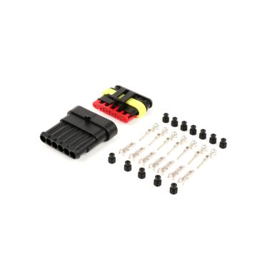 Connector set for wiring harness BGM PRO type series 060 AM SpecialSeal, 0.85-1.25 square mm, waterproof 6 plug contacts