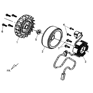 Star anchor Flywheel Sym Allo (WH871) champagne