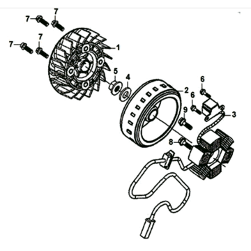 Star anchor/flywheel Sym Symphony ST 125I E4