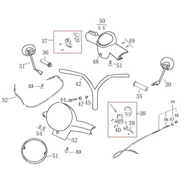 Handlebar parts Edwards Tomorrow Riva II dark blue