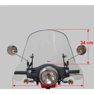 Windshield medium clear SYM Allo GT original SY530-AGT-00S
