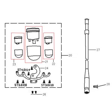 Teller AGM Retro Extra matt red
