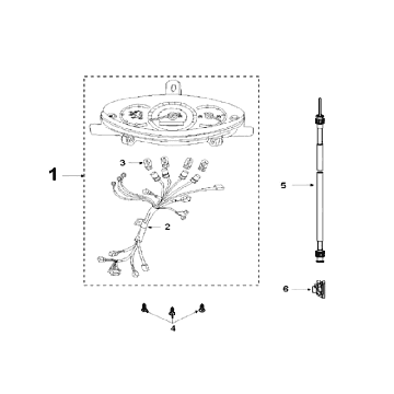 Counter Peugeot V-clic Silver Grey